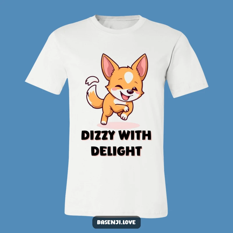 Funny Spinning Basenji T-Shirt: Embrace the Fun and Playfulness!